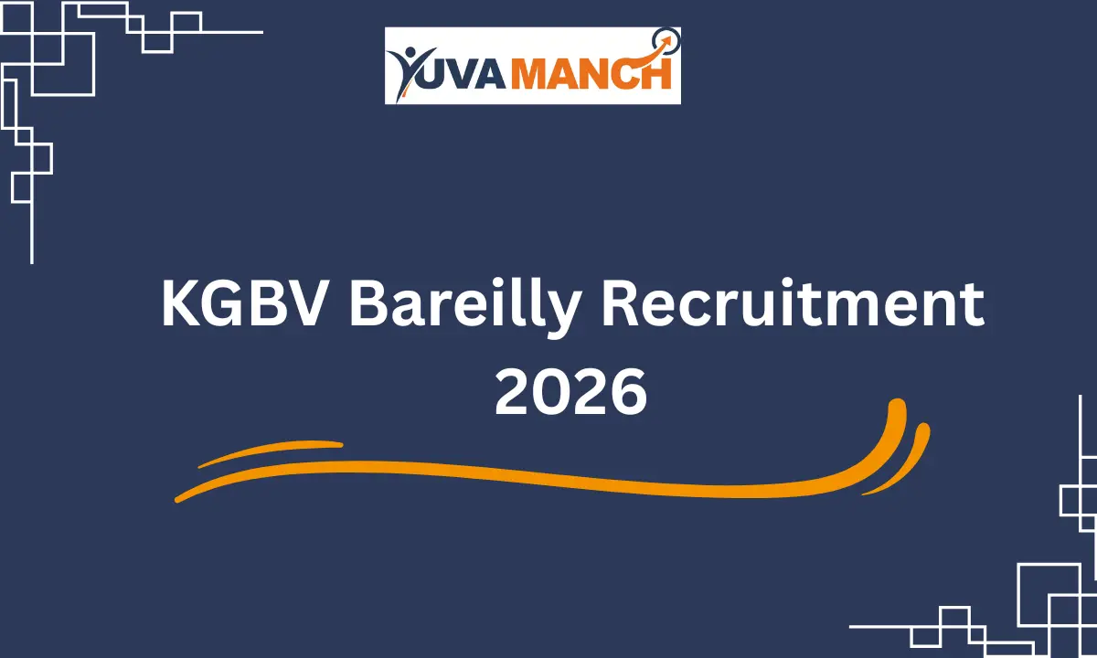 KGBV Bareilly Recruitment 2026
