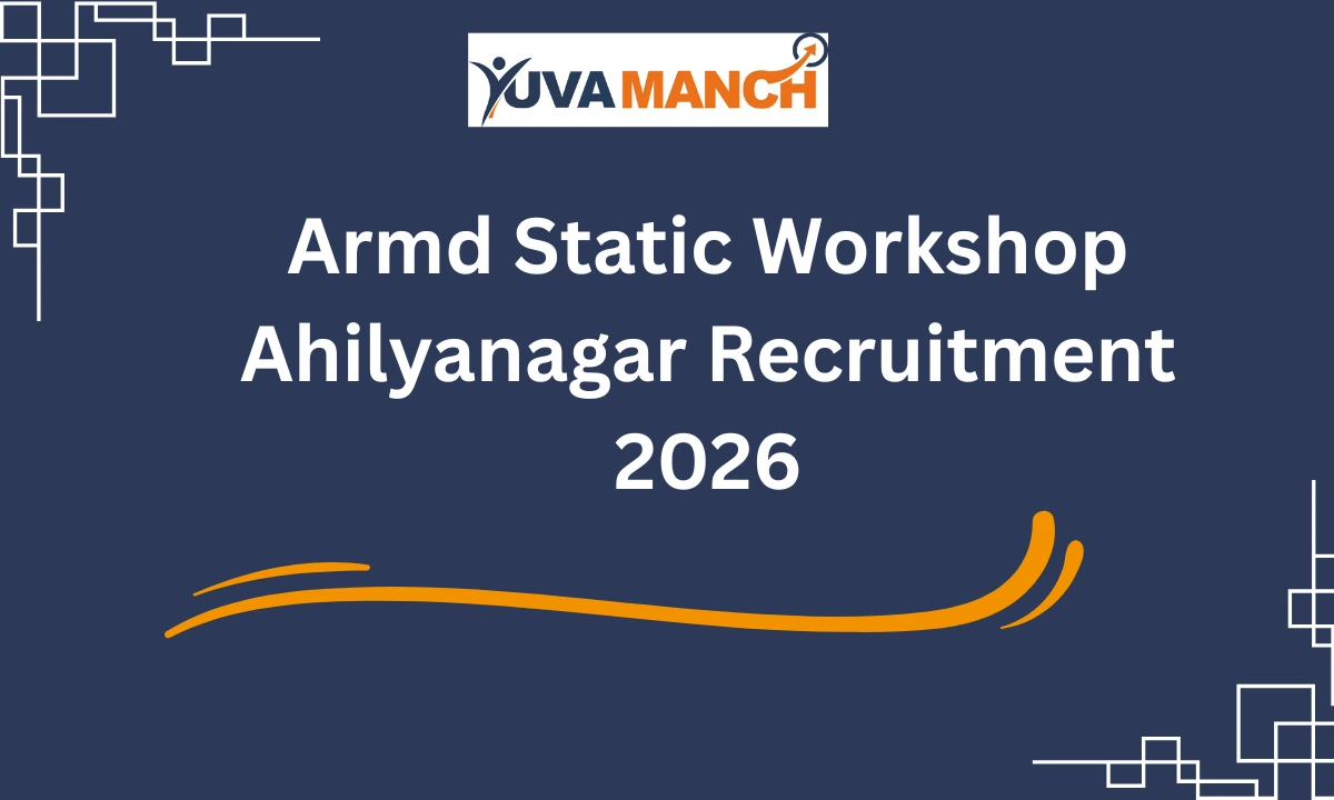 Armd Static Workshop Recruitment 2026