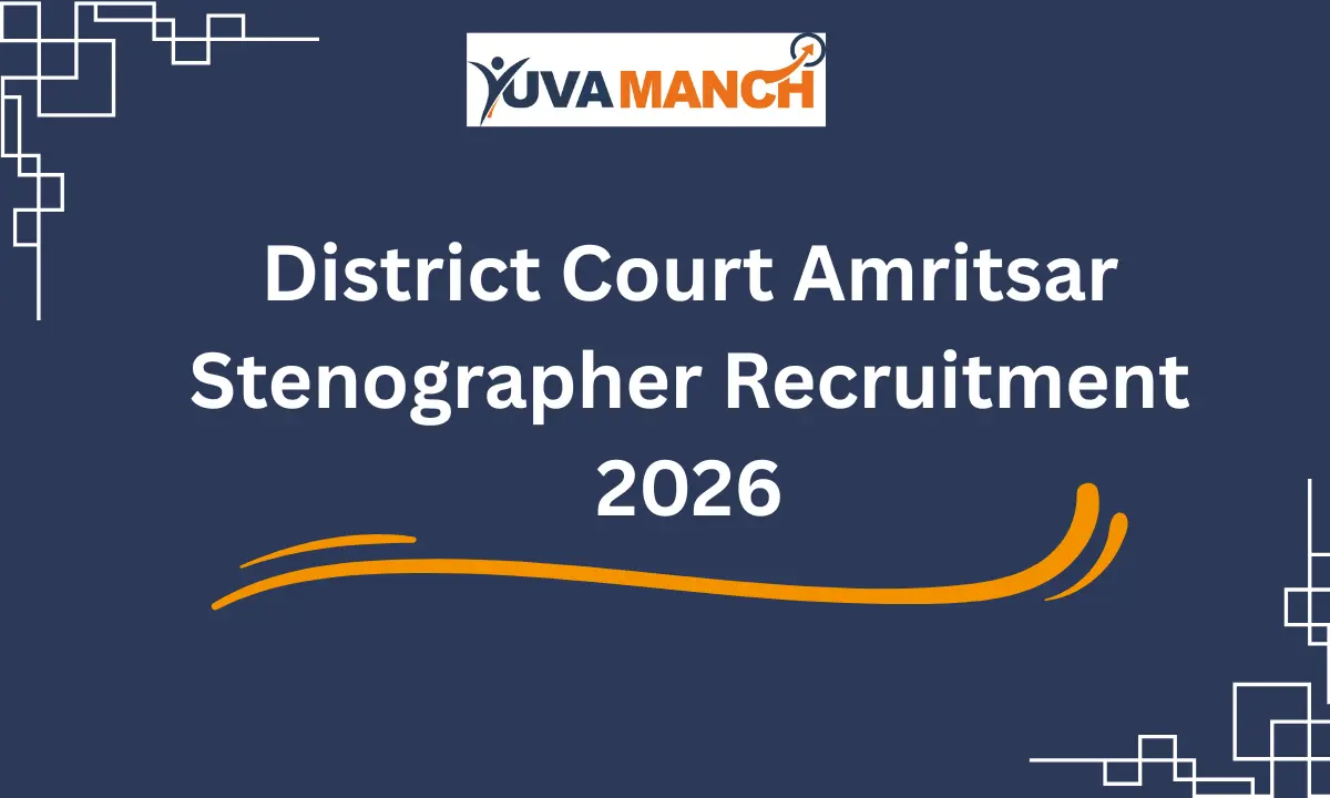 District Court Amritsar Stenographer Recruitment 2026