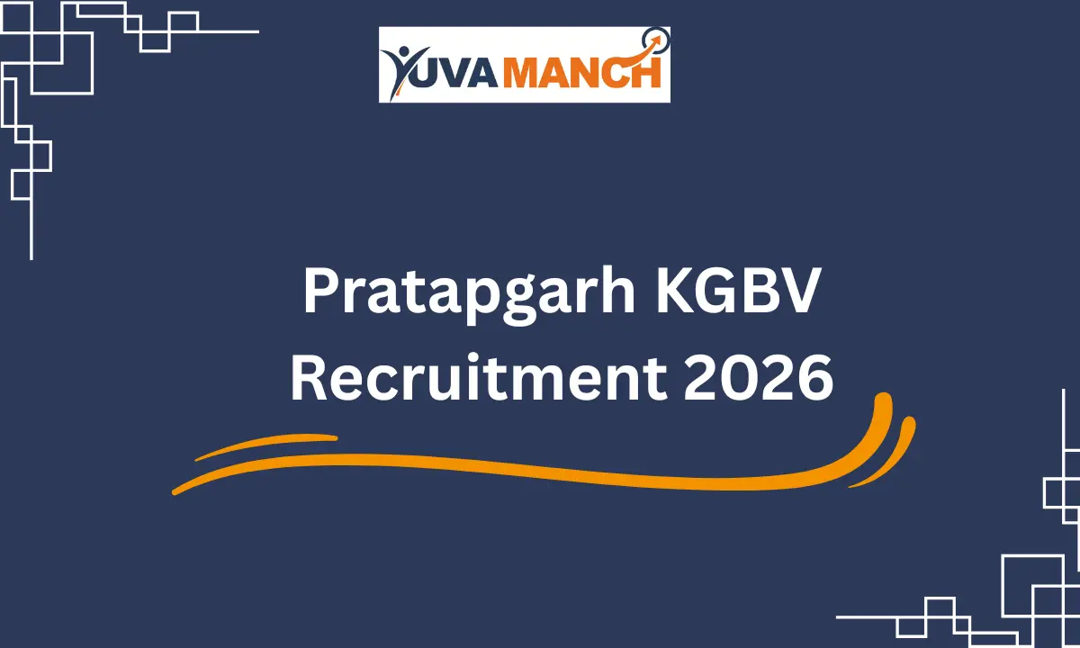 Pratapgarh KGBV Recruitment 2026