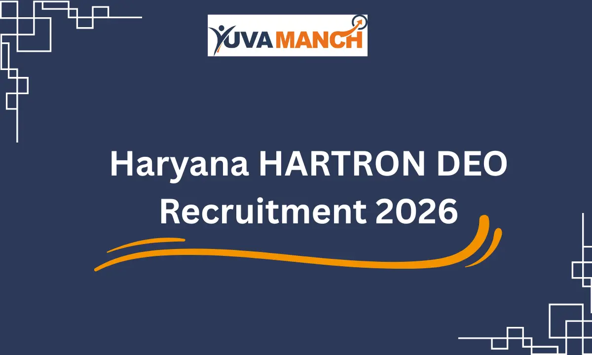 Haryana HARTRON DEO Recruitment 2026