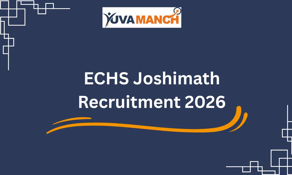 ECHS Joshimath Recruitment 2026