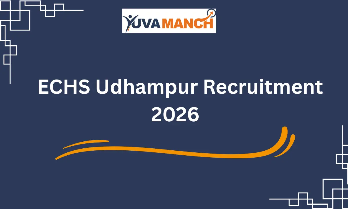 ECHS Udhampur Recruitment 2026