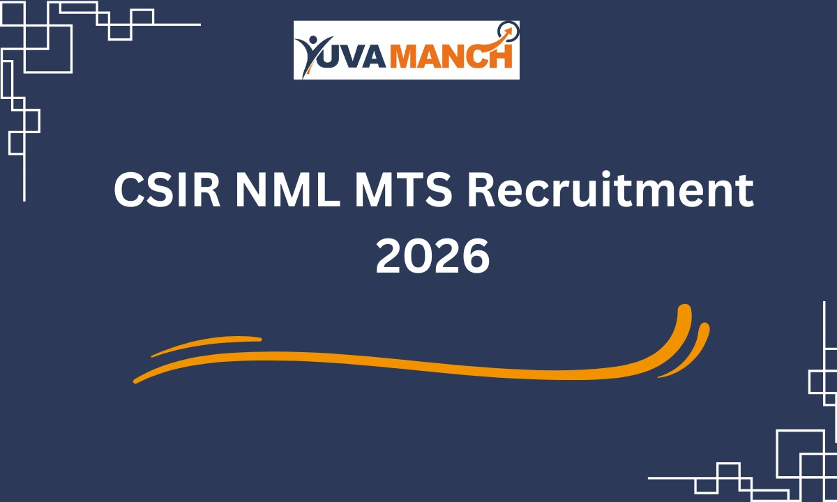 CSIR NML MTS Recruitment 2026