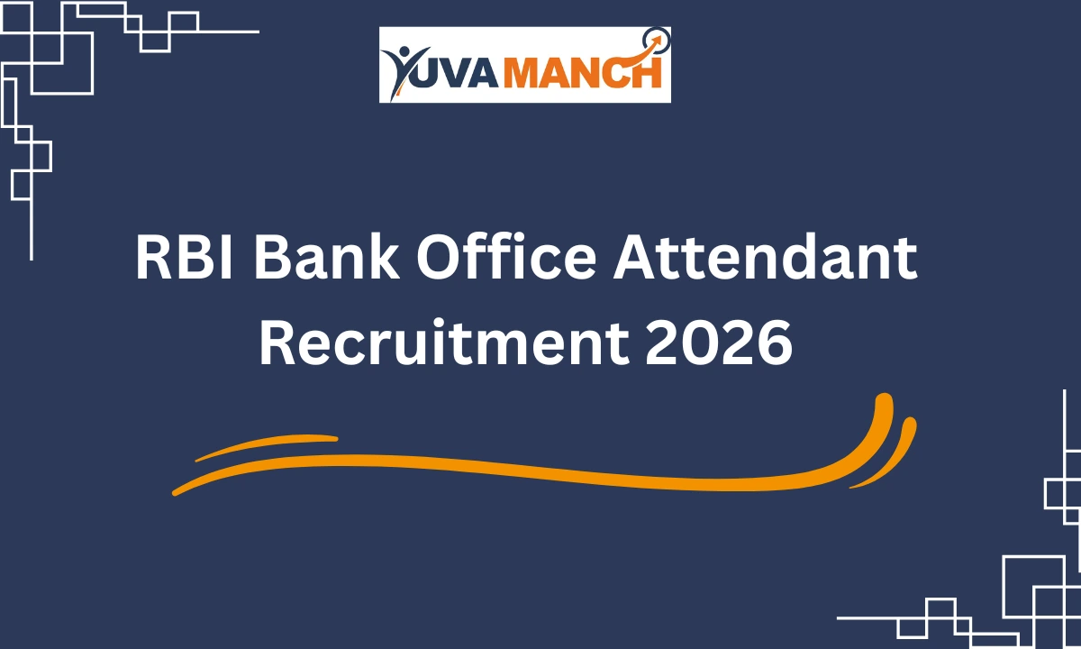 RBI Bank Office Attendant Recruitment 2026